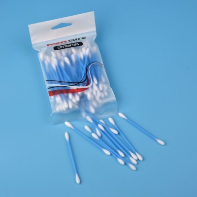 Fine modern holder skinny swab container set tips color cotton swabs