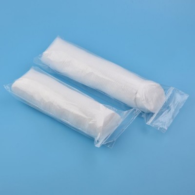 Cotton pads plastic bag with 58MM diameter